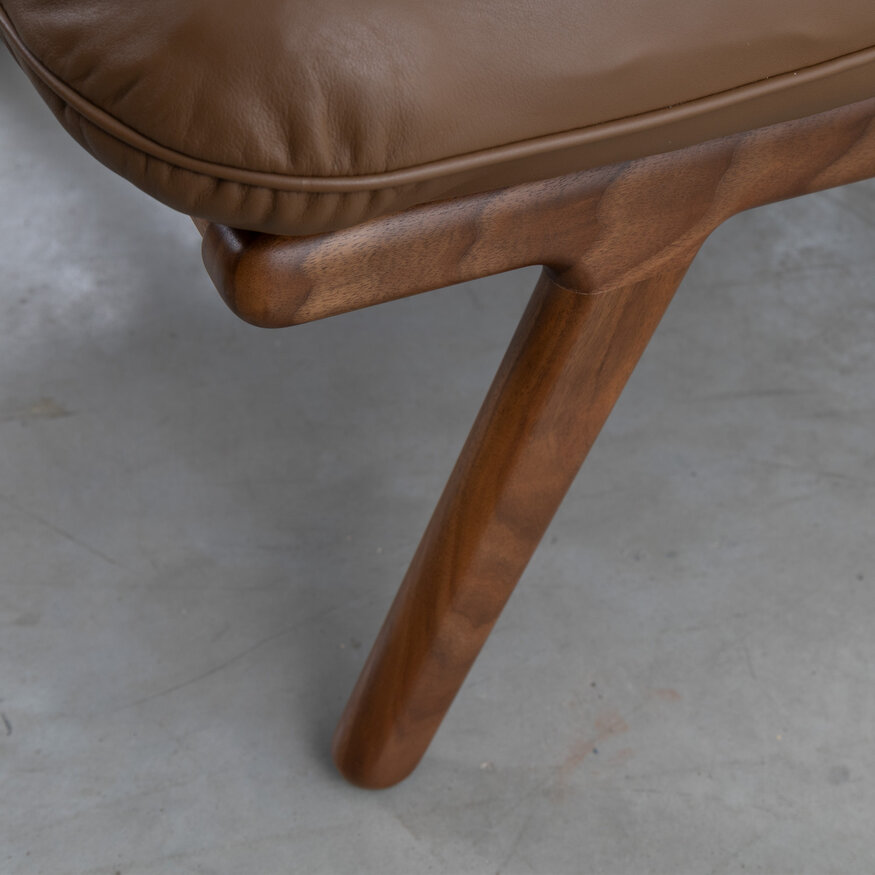 De Sede De Sede DS531 Brasil lounge chair + ottoman wood and leather