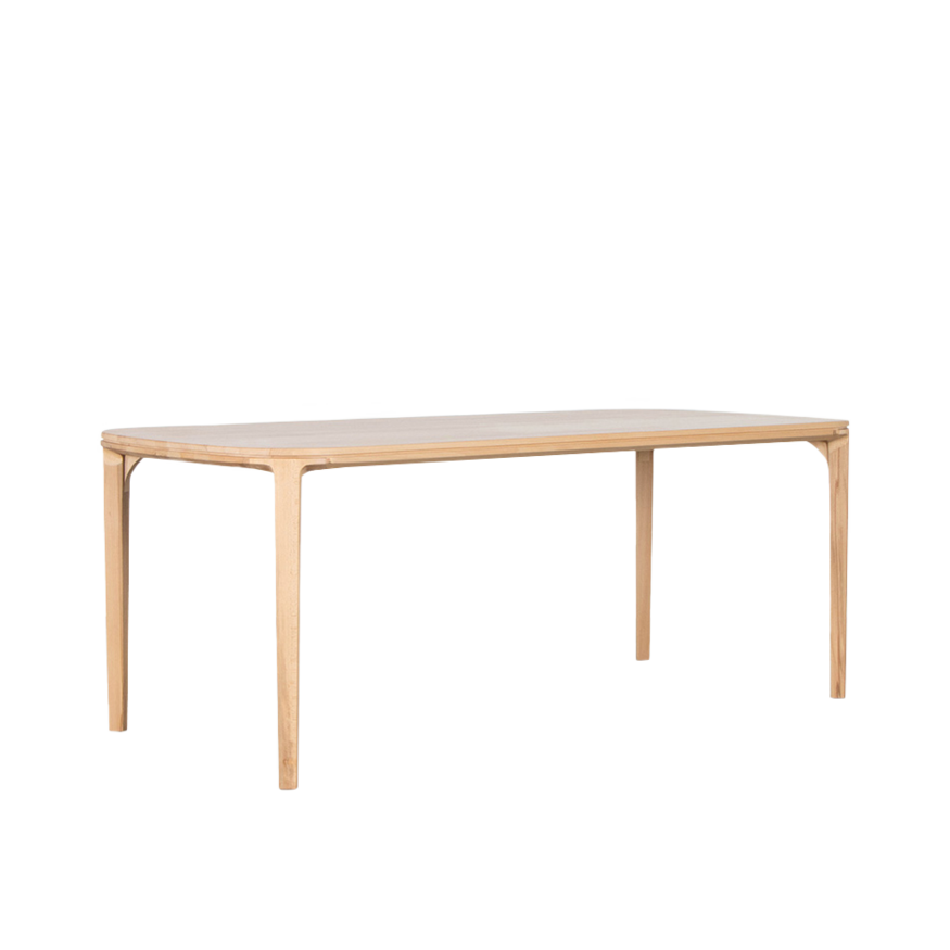 Sav & Økse Onni tafel uitschuifbaar geolied beuken 200x90+1x80