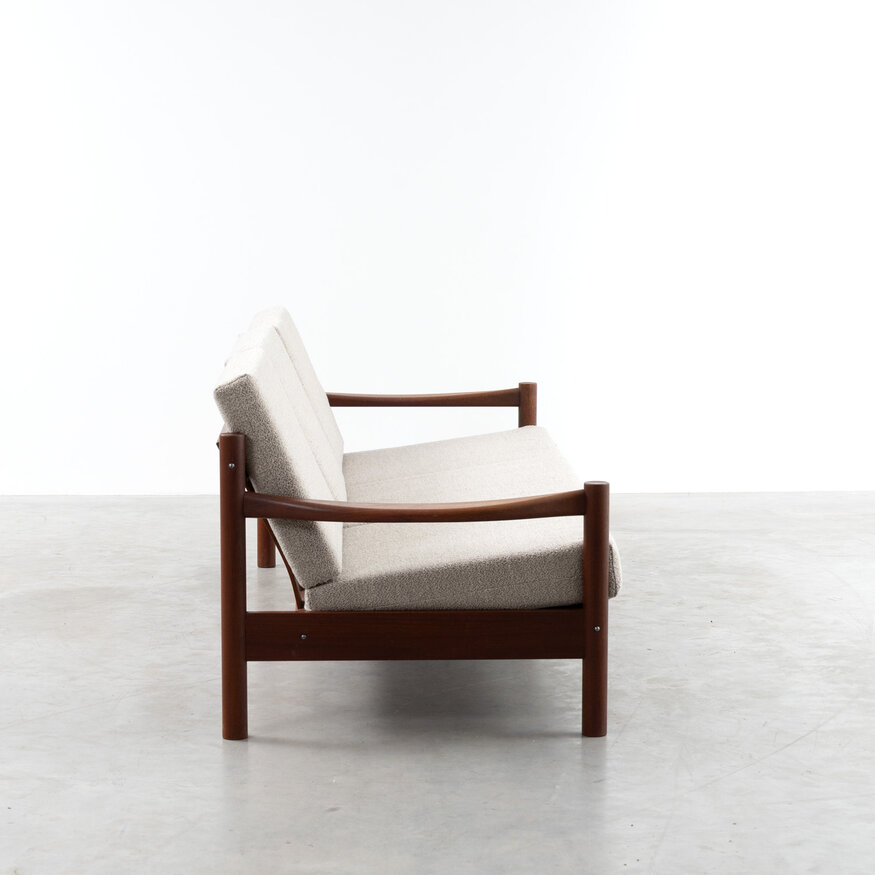 Vitra Komfort 3-zits bank vintage jaren 70