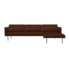 Jolin 2,5-seater with Chaise Longue Right | Denno 1265 Rusty Orange Sav & Økse Jolin 2,5-seater with Chaise Longue Right | Denno 1265 Rusty Orange