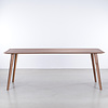 Sav & Økse Olger table matt lacquered walnut 220x90
