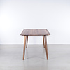 Sav & Økse Olger table matt lacquered walnut 220x90