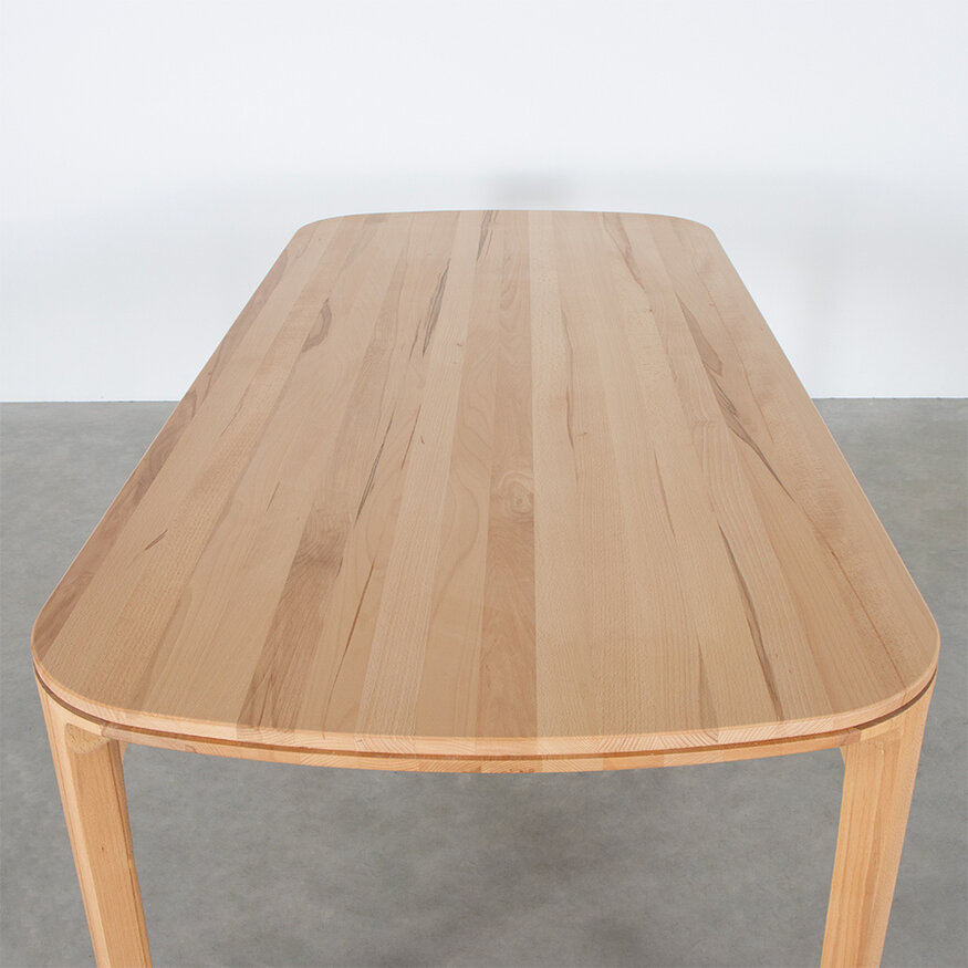 Sav & Økse Onni tafel uitschuifbaar geolied beuken 200x90+1x80