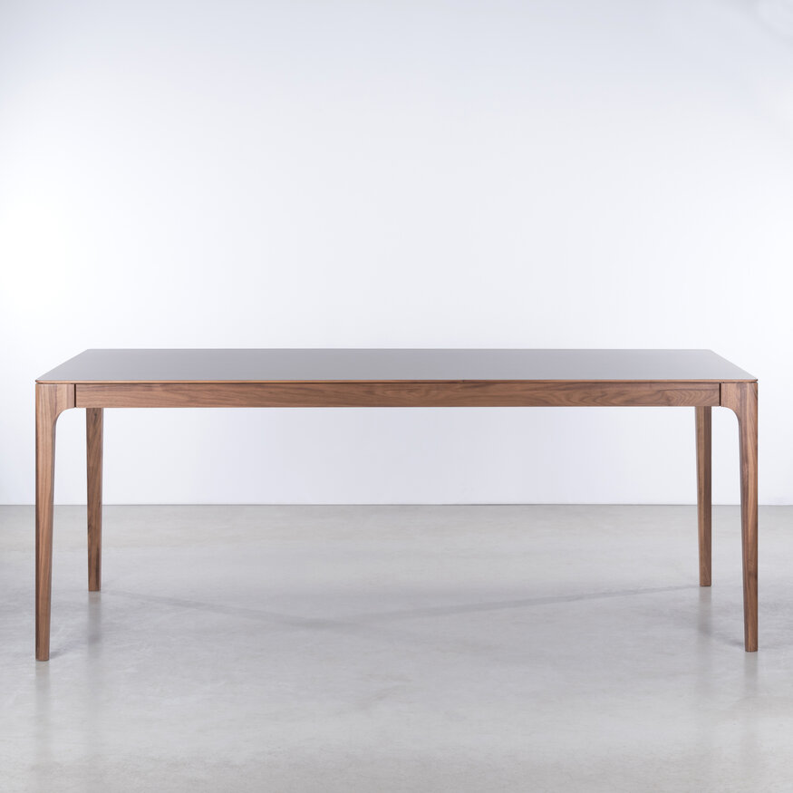 Sav & Økse Rikke tafel 160x90+1x50 geolied walnoot / fenix 024
