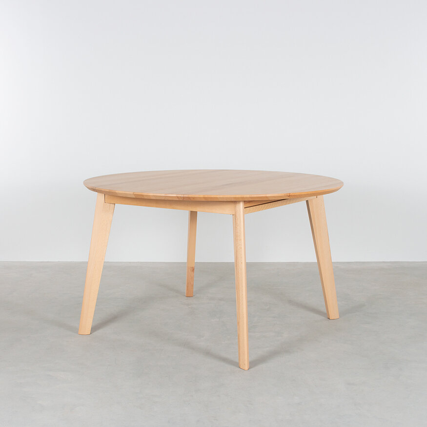 Nonne tafel uitschuifbaar geolied beuken / fenix 0717 130+1x50 Sav & Økse Nonne tafel uitschuifbaar geolied beuken / fenix 0717 130+1x50