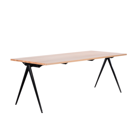 TD4 Desk Black | Beech