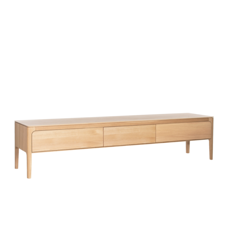 Rikke TV Cabinet 3 Drawers 200 cm | Oak Rikke TV Cabinet 3 Drawers 200 cm | Oak