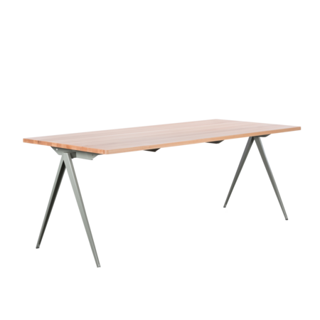 TD4 Desk  Cement Grey | Beech