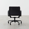 Herman Miller Eames softpad stoel zwart leer zwart frame Herman Miller