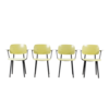 Ahrend Set of 4 Friso Kramer Revolt chairs with armrests Ahrend