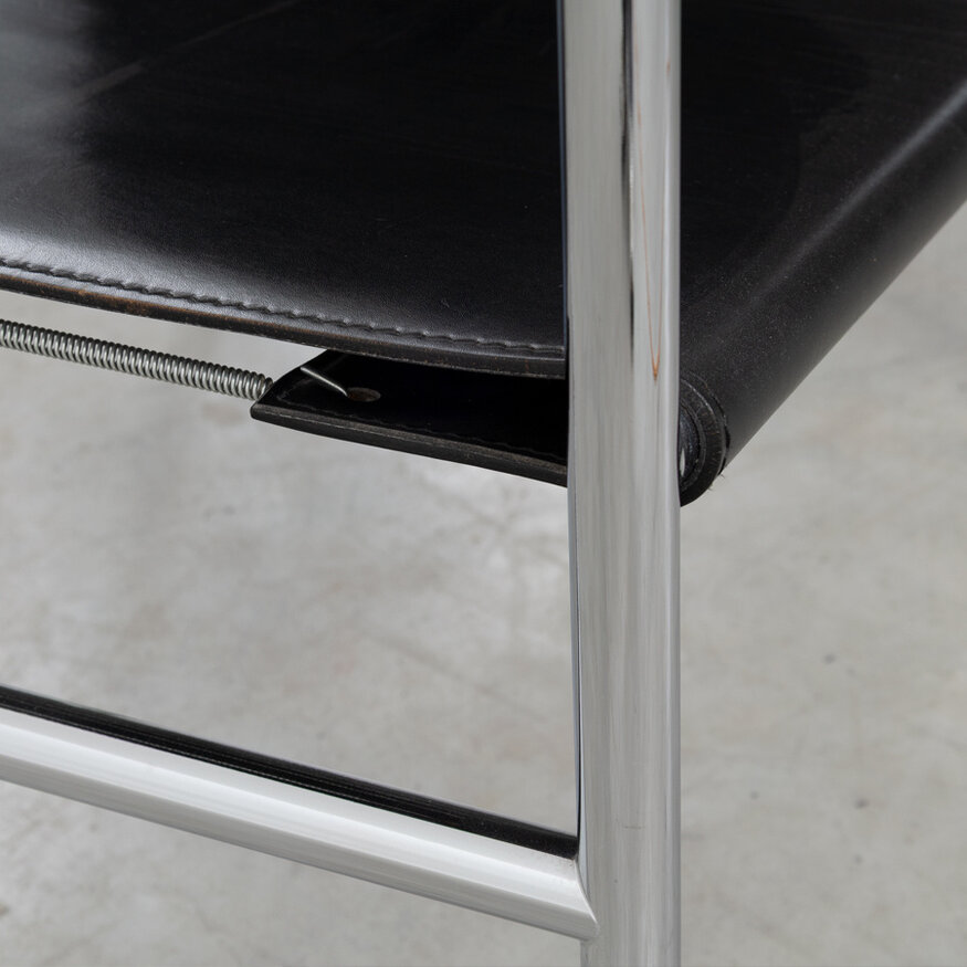 Le Corbusier LC1 black leather Cassina Cassina Le Corbusier LC1 black leather Cassina