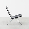 Fritz Hansen Poul Kjearholm PK22 lounge chair black leather Fritz Hansen