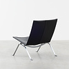 Fritz Hansen Poul Kjearholm PK22 lounge chair black leather Fritz Hansen