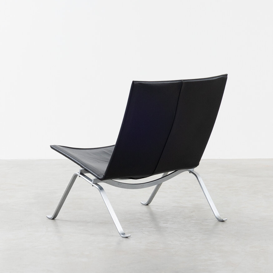Poul Kjearholm PK22 lounge chair black leather Fritz Hansen Fritz Hansen Poul Kjearholm PK22 lounge chair black leather Fritz Hansen