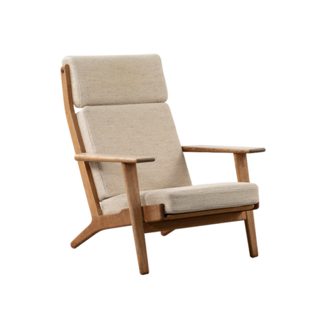 Hans J Wegner GE290 lounge chair oak Getama Hans J Wegner GE290 lounge chair oak Getama