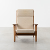 Getama Hans J Wegner GE-290 fauteuil eiken Getama