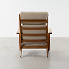 Getama Hans J Wegner GE-290 fauteuil eiken Getama