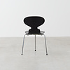 Fritz Hansen Arne Jacobsen set Egg table + 3 Ant chairs 3 leg black Fritz Hansen