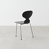 Fritz Hansen Arne Jacobsen set Egg table + 3 Ant chairs 3 leg black Fritz Hansen