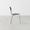 Fritz Hansen Arne Jacobsen set van Egg tafel + 3 Mier stoelen 3 poot zwart Fritz Hansen
