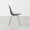 Herman Miller Eames chair with seat cushion fiberglass brown Herman Miller