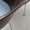 Herman Miller Eames chair with seat cushion fiberglass brown Herman Miller