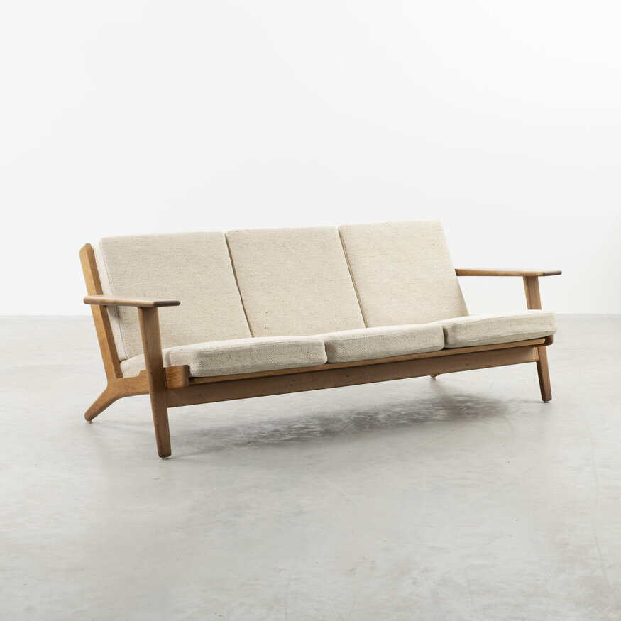 Getama Hans J Wegner GE-290 3-zitsbank eiken Getama
