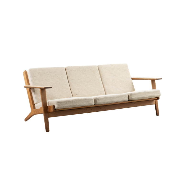 Hans J Wegner GE-290 3-zitsbank eiken Getama
