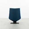 Artifort Artifort F773 lounge chair cobalt blue with black base