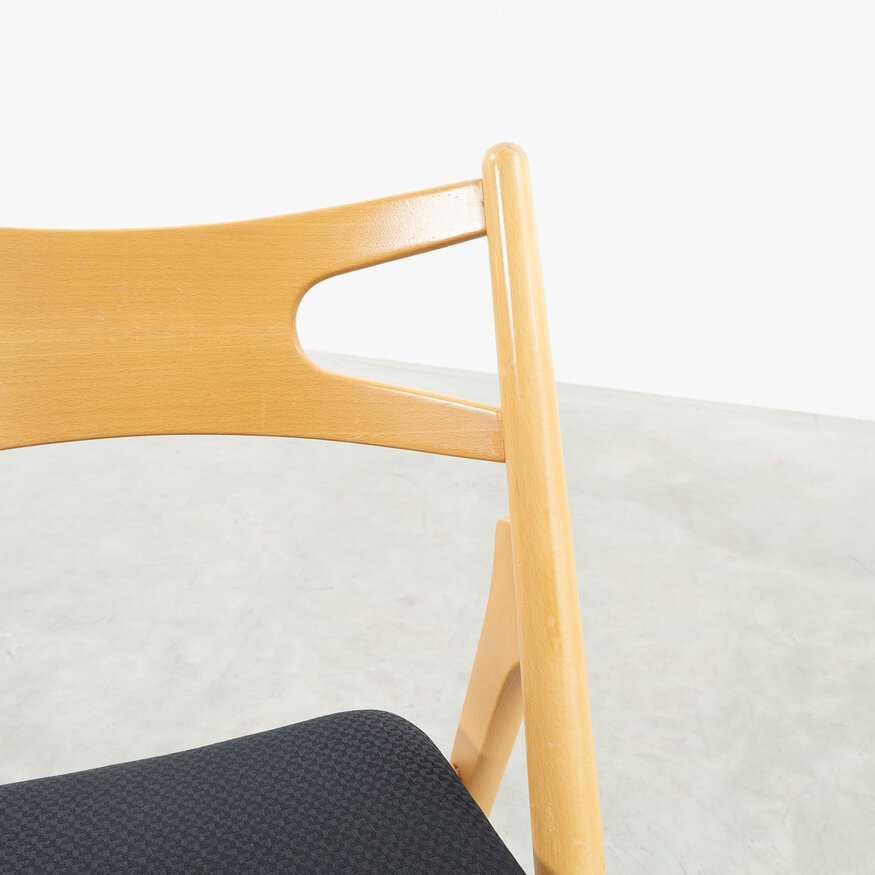 Carl Hansen Set van 6 Hans Wegner CH29 stoelen Carl Hansen