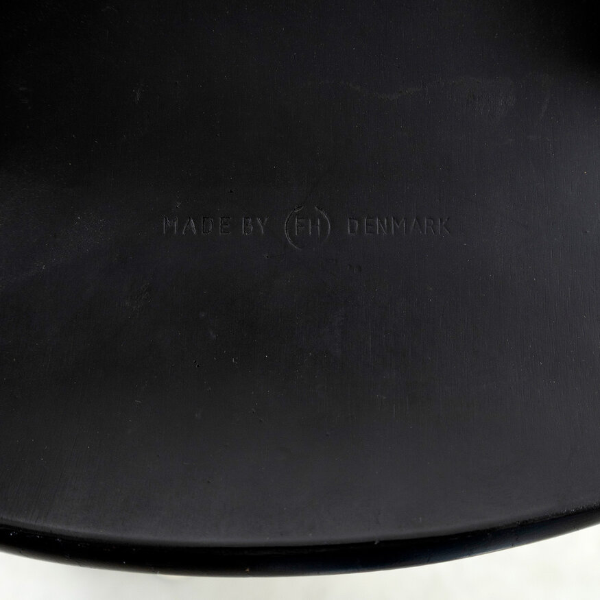 Fritz Hansen Arne Jacobsen Munkegaard chair black 1960s Fritz Hansen