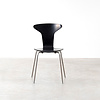 Fritz Hansen Arne Jacobsen Mug stoel zwart jaren 60 Fritz Hansen