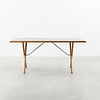Andreas Tuck Hans J Wegner AT303 table oak with black linoleum Andreas Tuck