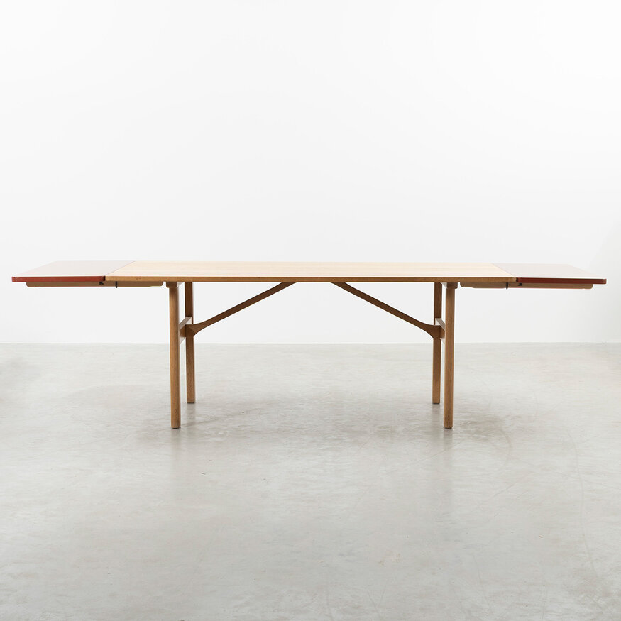 Fredericia Borge Mogensen tafel model 6284 eiken Fredericia