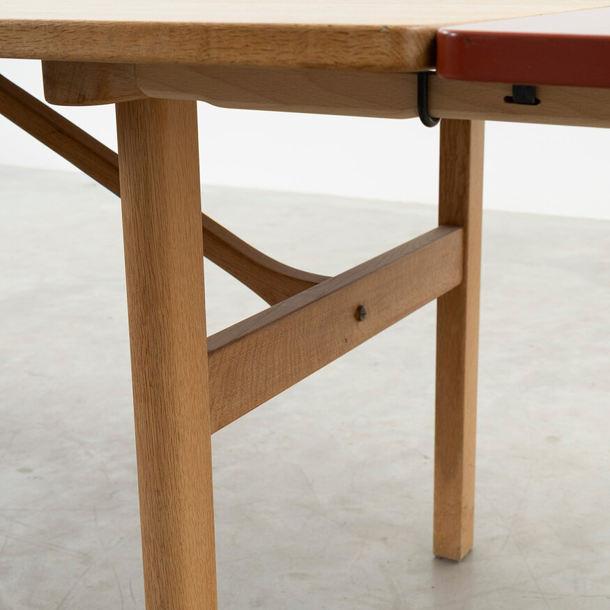 Fredericia Borge Mogensen tafel model 6284 eiken Fredericia