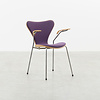 Fritz Hansen Set van 6 Arne Jacobsen 3207 stoelen bekleed met arm Fritz Hansen