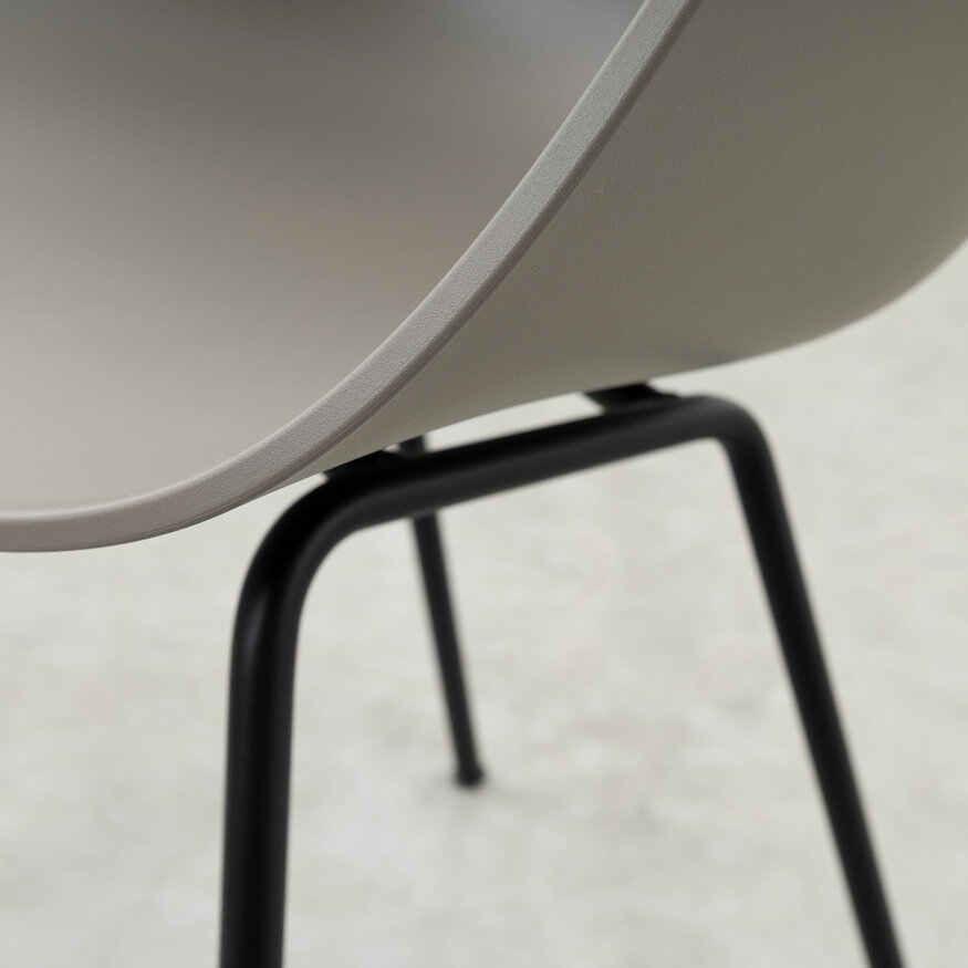 HAY Set van 6 Hay About A Chair stoelen grijs Hay