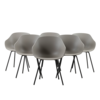 HAY Set van 6 Hay About A Chair stoelen grijs Hay