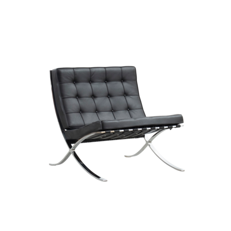 Mies van der Rohe Barcelona Lounge Chair black leather Knoll