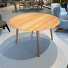 Olger Table Round 130 Matte Lacquered Beech