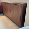 Rikke Highboard 3 Compartments Oiled Walnut