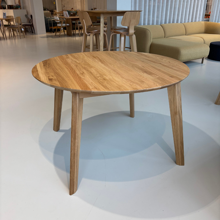 Nonne Table Round 120+ (1x50) Matte Lacquered Oak - Outlet Zaandam