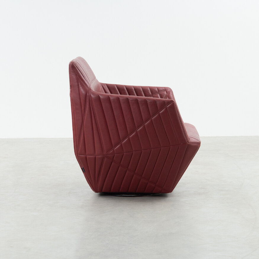 Ligne Roset Facett fauteuil leer