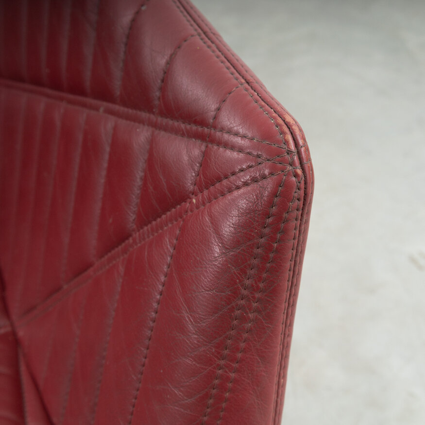 Ligne Roset Facett fauteuil leer