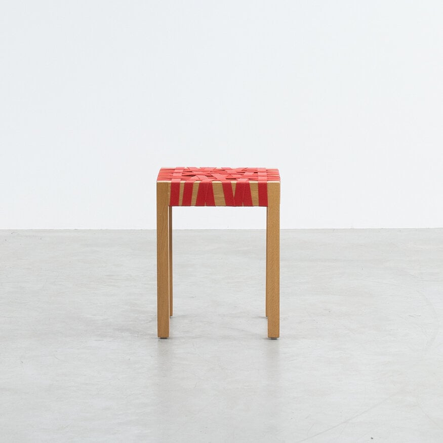 Gispen Richard Hutten Berlage kruk rood Gispen