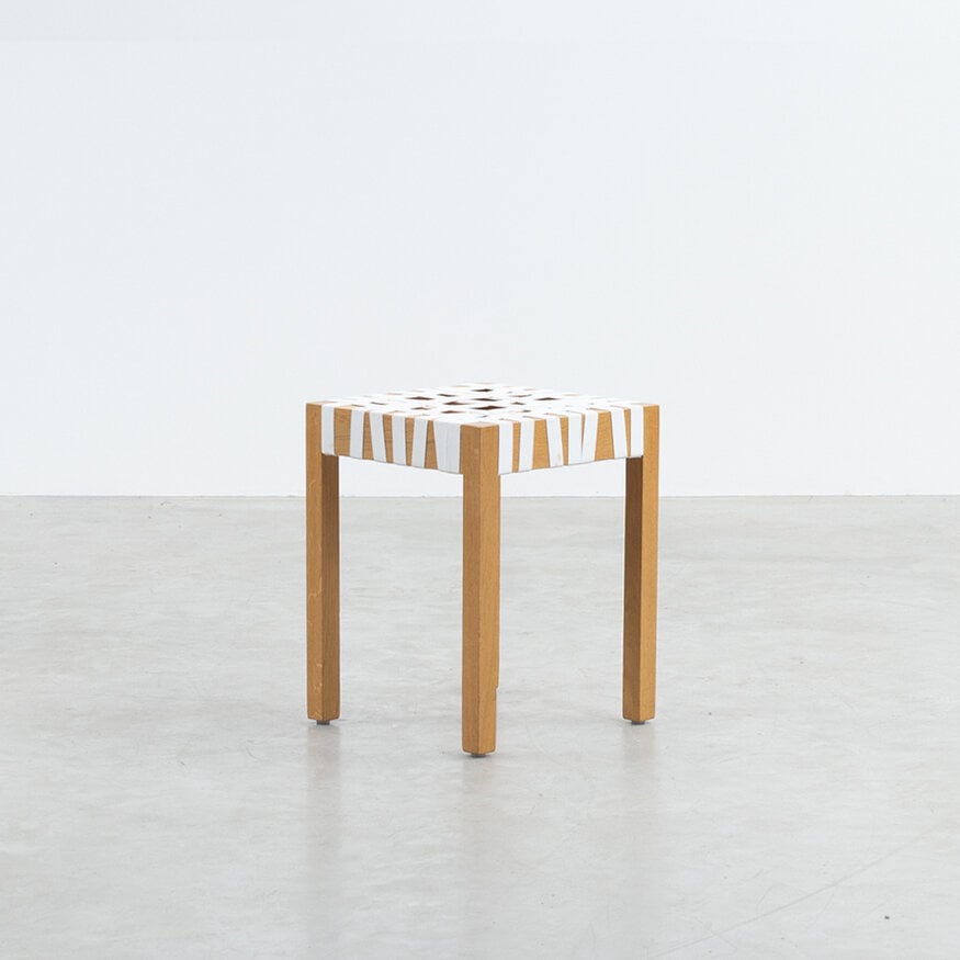 Gispen Richard Hutten Berlage kruk wit Gispen