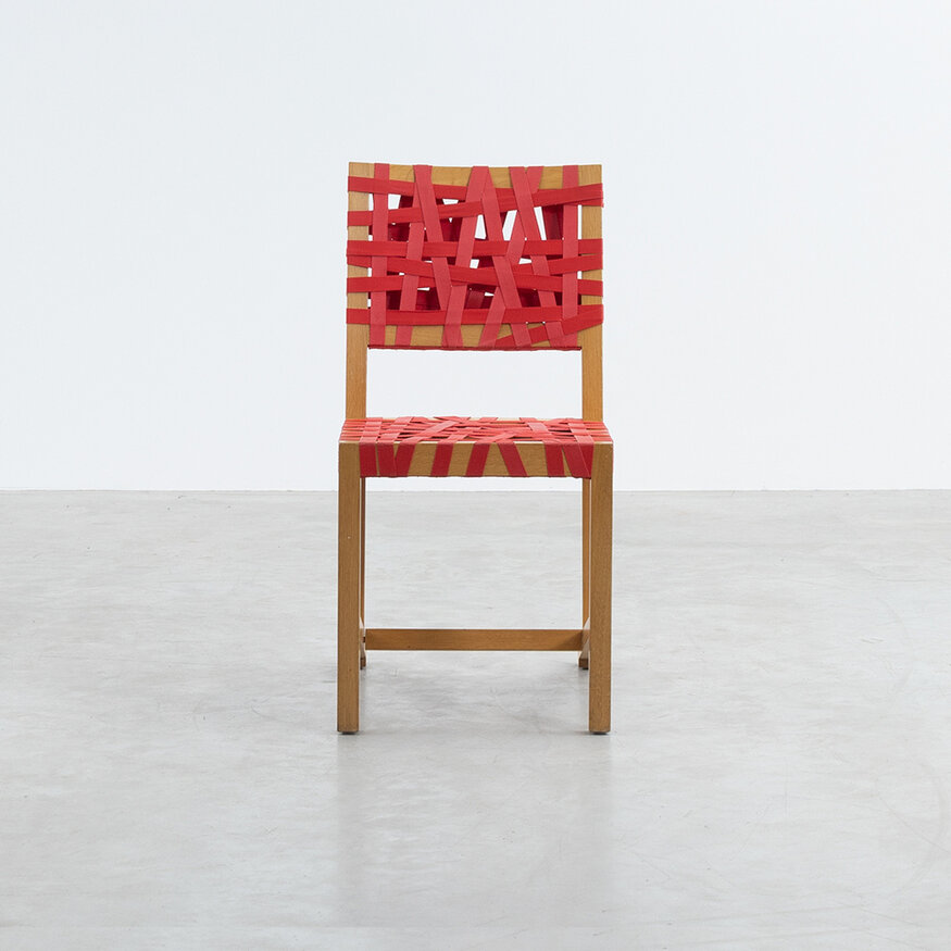 Gispen Richard Hutten Berlage stoel rood Gispen