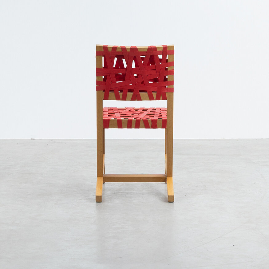 Gispen Richard Hutten Berlage stoel rood Gispen