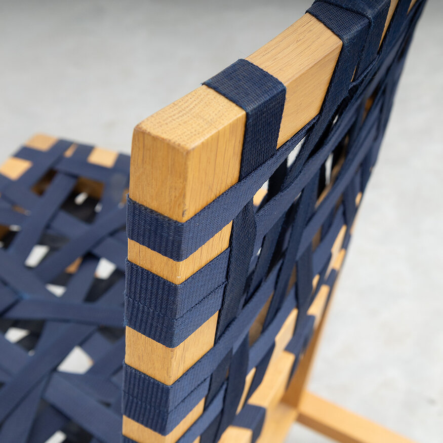 Gispen Richard Hutten Berlage chair dark blue Gispen