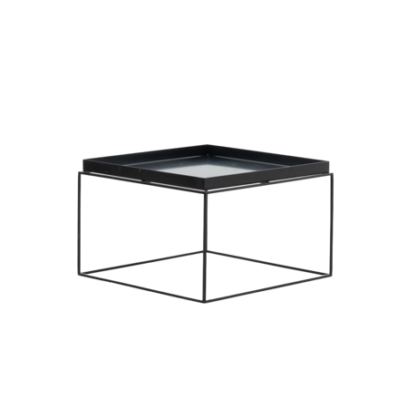 Hay Tray coffee table square 60x60 black